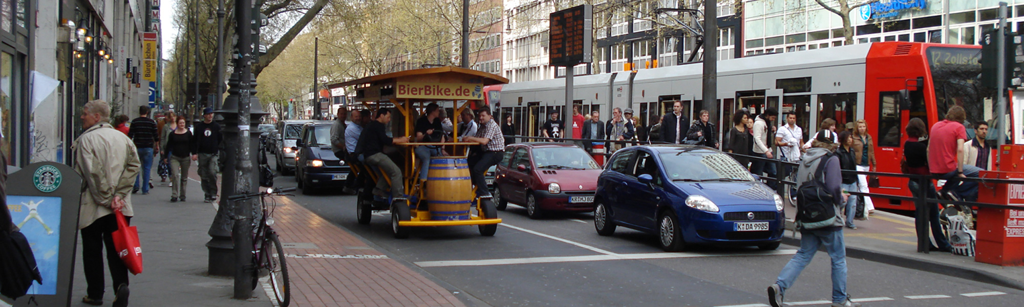 Das Original BierBike fährt in Regensburg